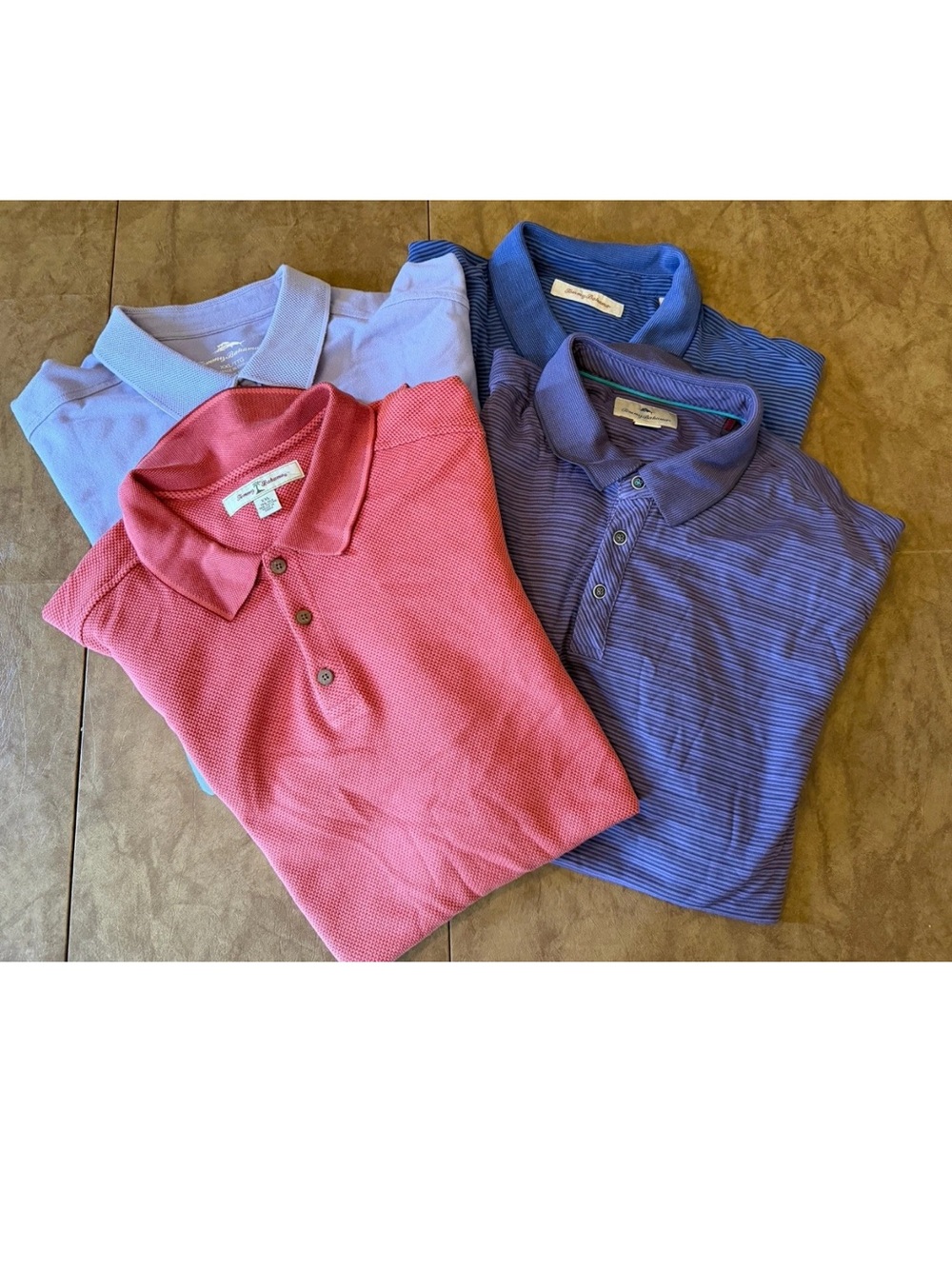 Tommy Bahama Men's 4 Polo Pack
